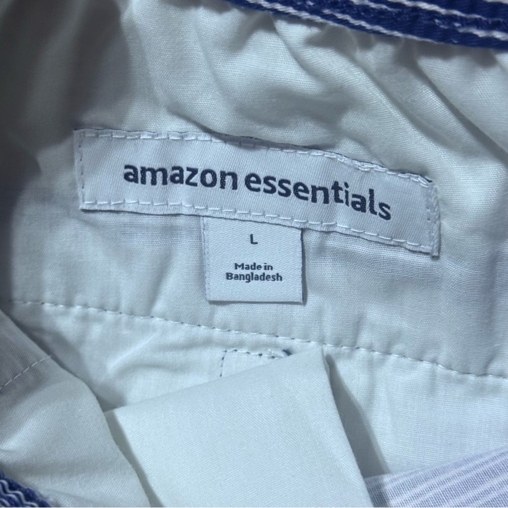 NWT Amazon Essentials Men's 8" Inseam Relaxed-Fit Drawstring Walk Shorts -‎ Lg - Picture 3 of 4